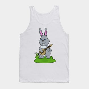 Rabbit Musician Guitar Music Tank Top